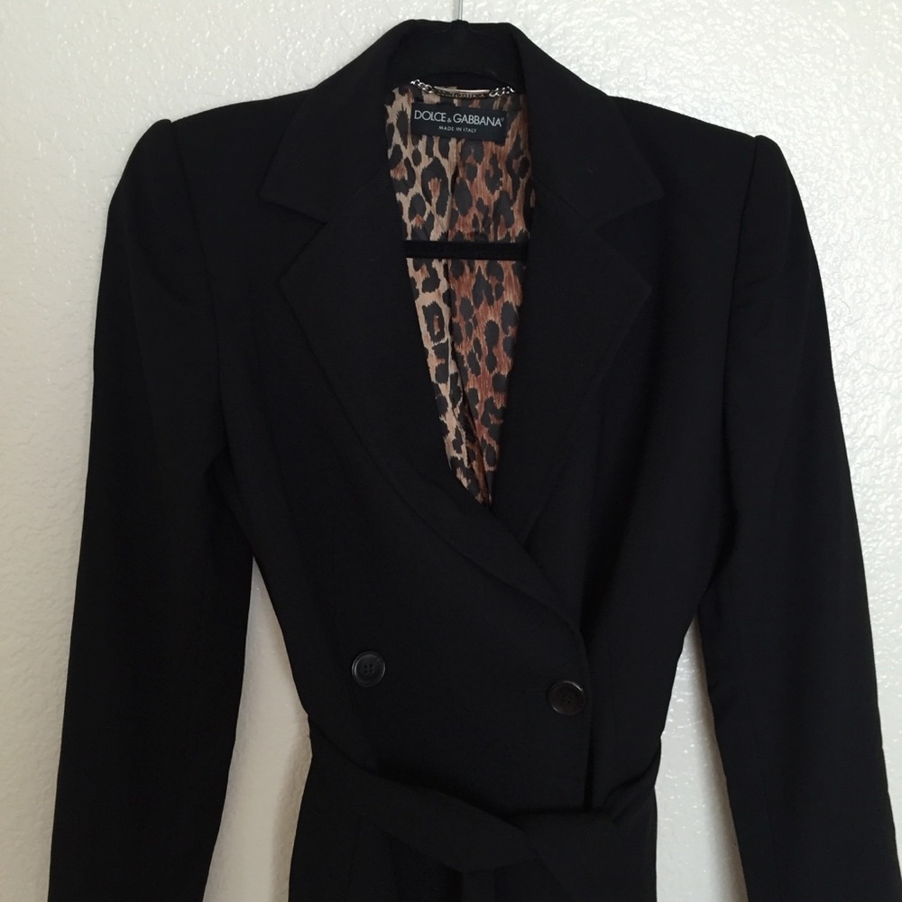 Dolce & Gabbana Virgin Wool Long Coat - Picture 2 of 11